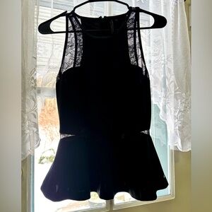 Guess Sleeveless Peplum Top